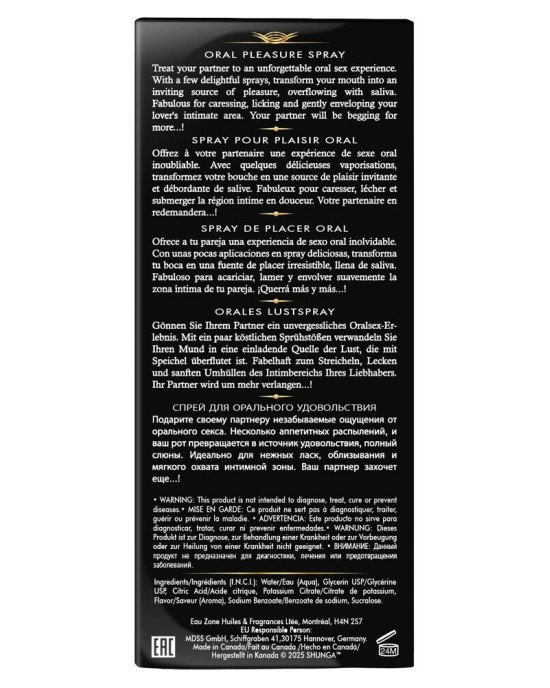 Спрей для посилення слиновиділення Shunga Waves of Pleasure Strawberry Sparkling Wine Спрей для посилення слиновиділення Shunga Waves of Pleasure Strawberry Sparkling Wine