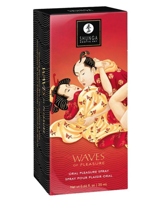 Спрей для посилення слиновиділення Shunga Waves of Pleasure Strawberry Sparkling Wine Спрей для посилення слиновиділення Shunga Waves of Pleasure Strawberry Sparkling Wine
