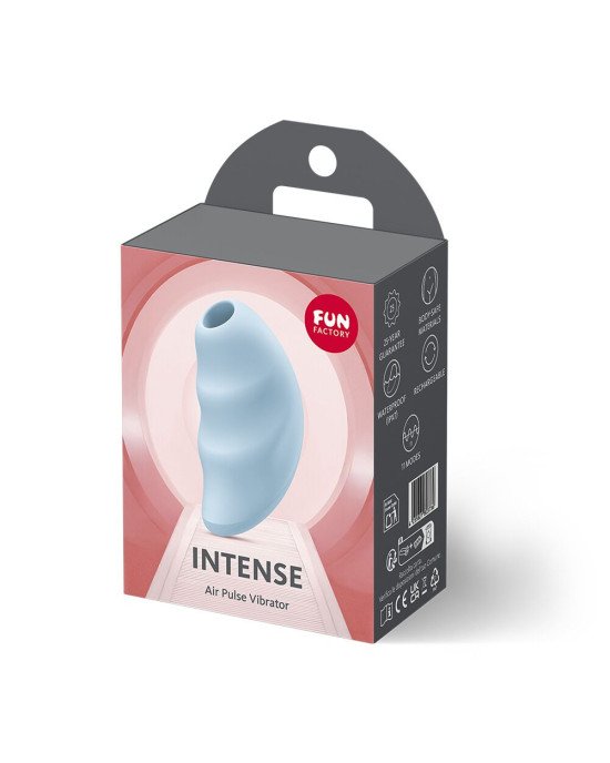 Вакуумний стимулятор Fun Factory Intense Sky Blue, 11 рівнів вакууму, перезаряджуваний