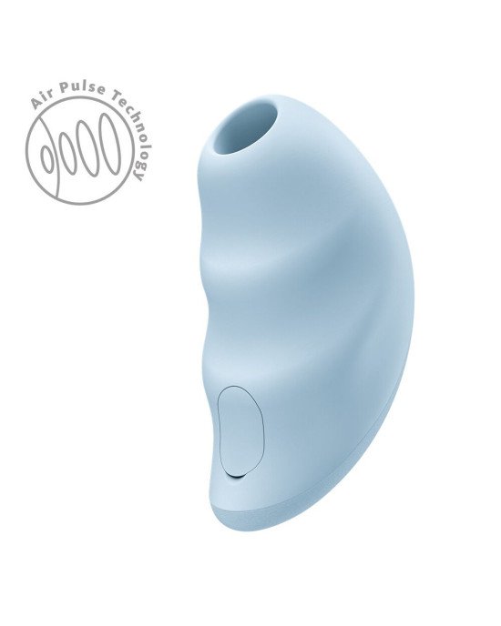 Вакуумний стимулятор Fun Factory Intense Sky Blue, 11 рівнів вакууму, перезаряджуваний
