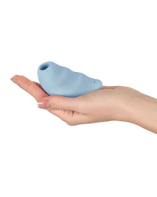 Вакуумний стимулятор Fun Factory Intense Sky Blue, 11 рівнів вакууму, перезаряджуваний