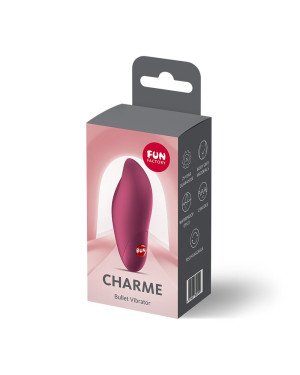 Вібратор Fun Factory Charme Wine Red, 12 режимів вібрації, перезаряджуваний Вібратор Fun Factory Charme Wine Red, 12 режимів вібрації, перезаряджуваний