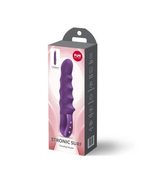 Пульсатор Fun Factory Stronic Surf Dark Violet, 10 режимів роботи, перезаряджуваний Пульсатор Fun Factory Stronic Surf Dark Violet, 10 режимів роботи, перезаряджуваний