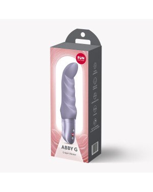 Вібратор Fun Factory Abby G Light Violet, 10 режимів роботи, на батарейках Вібратор Fun Factory Abby G Light Violet, 10 режимів роботи, на батарейках