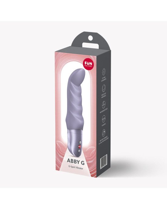 Вібратор Fun Factory Abby G Light Violet, 10 режимів роботи, на батарейках Вібратор Fun Factory Abby G Light Violet, 10 режимів роботи, на батарейках
