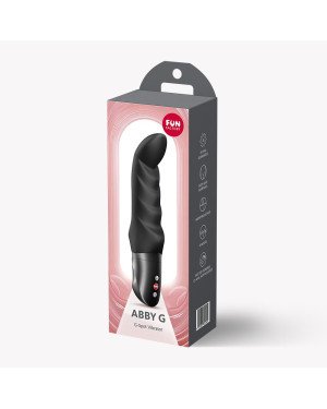 Вібратор Fun Factory Abby G Black, 10 режимів роботи, на батарейках Вібратор Fun Factory Abby G Black, 10 режимів роботи, на батарейках