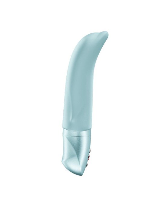 Вібратор Fun Factory Diva Dolphin Ice Blue, 10 режимів роботи, на батарейках Вібратор Fun Factory Diva Dolphin Ice Blue, 10 режимів роботи, на батарейках