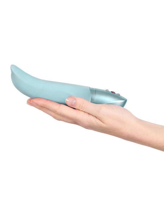 Вібратор Fun Factory Diva Dolphin Ice Blue, 10 режимів роботи, на батарейках Вібратор Fun Factory Diva Dolphin Ice Blue, 10 режимів роботи, на батарейках