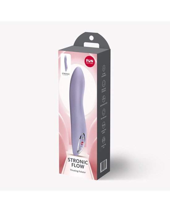 Пульсатор Fun Factory Stronic Flow Light Violet, 8 режимів роботи, перезаряджуваний