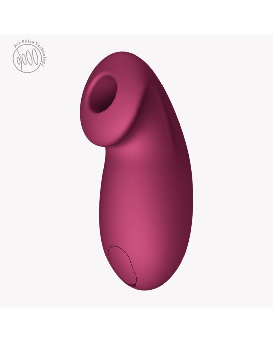 Вакуумний стимулятор Fun Factory Desire Wine Red, 11 режимів роботи, перезаряджуваний