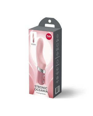 Пульсатор Fun Factory Stronic Oceania Soft Pink, 8 режимів роботи, перезаряджуваний Пульсатор Fun Factory Stronic Oceania Soft Pink, 8 режимів роботи, перезаряджуваний
