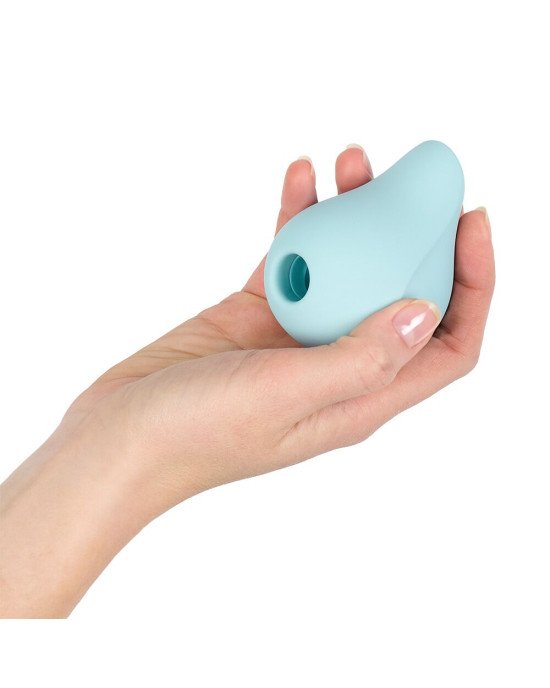 Вакуумний стимулятор Fun Factory Seduction Ice Blue, 11 режимів роботи, перезаряджуваний