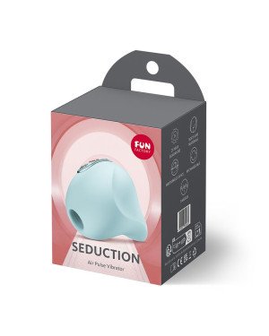 Вакуумний стимулятор Fun Factory Seduction Ice Blue, 11 режимів роботи, перезаряджуваний