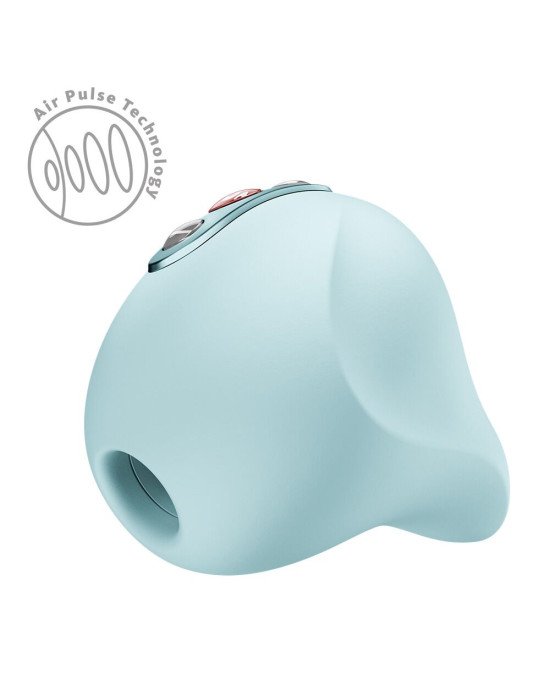Вакуумний стимулятор Fun Factory Seduction Ice Blue, 11 режимів роботи, перезаряджуваний