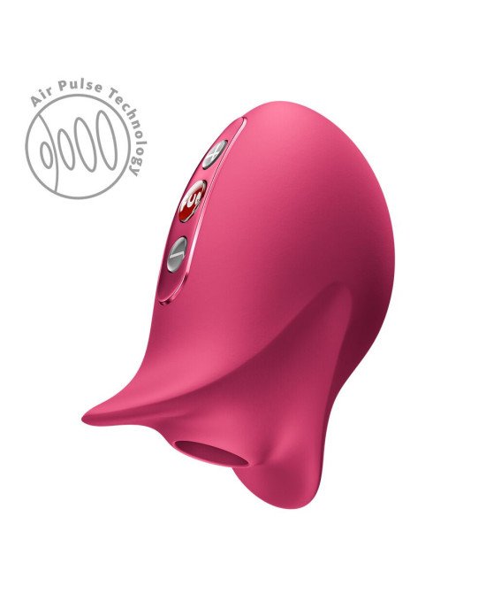 Вакуумний стимулятор Fun Factory Belle Raspberry, 11 режимів роботи, перезаряджуваний