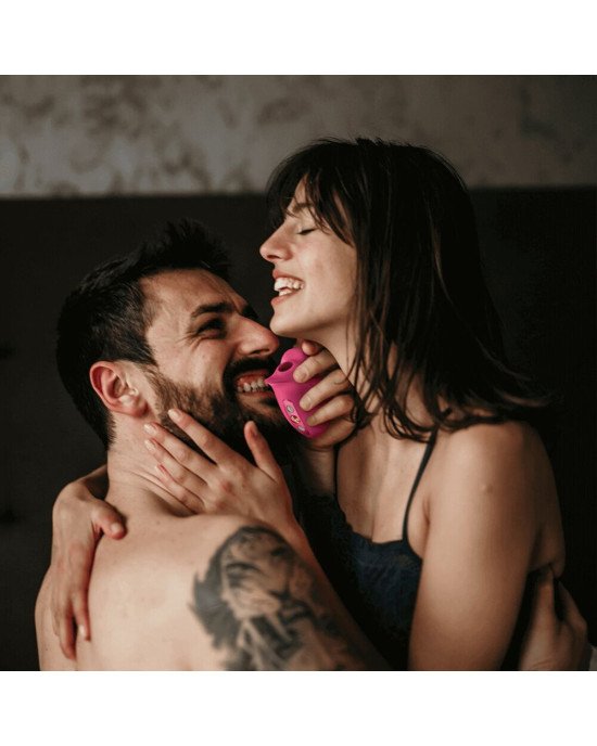Вакуумний стимулятор Fun Factory Belle Raspberry, 11 режимів роботи, перезаряджуваний