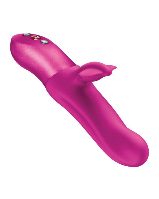 Пульсатор з вібрацією кліторального відростка Fun Factory BI STRONIC FUSION Magenta, 2 мотори