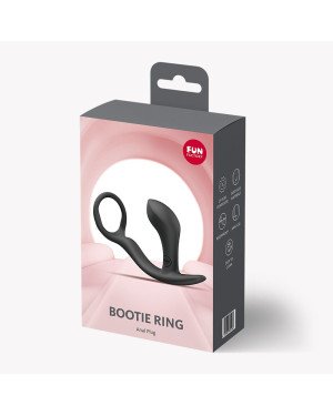 Анальна пробка з ерекційним кільцем Fun Factory BOOTIE RING Black Анальна пробка з ерекційним кільцем Fun Factory BOOTIE RING Black