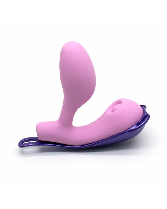 Віброяйце під одяг KISSTOY Viosecret Pro, з пульсацією для клітора, трусики-стрепи в комплекті Віброяйце під одяг KISSTOY Viosecret Pro, з пульсацією для клітора, трусики-стрепи в комплекті