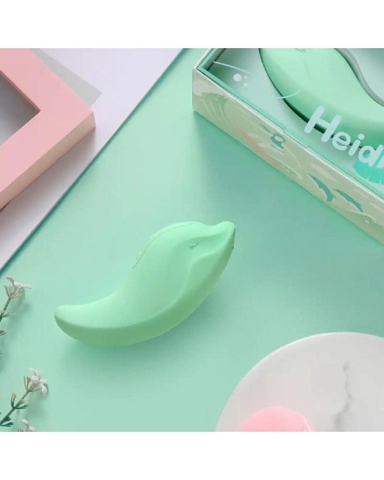 Вібратор та кліторальний стимулятор KISSTOY Heidi Green Вібратор та кліторальний стимулятор KISSTOY Heidi Green