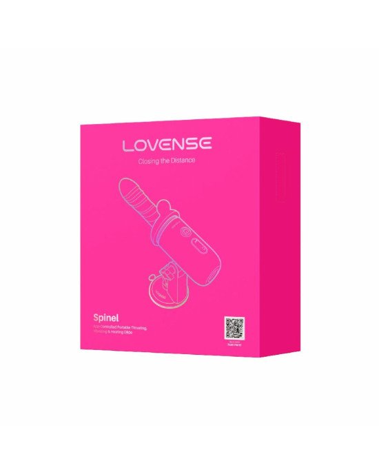 Смарт-міні секс-машина Lovense Spinel імітація фрикцій, підігрів, 3 насадки, на присосці Смарт-міні секс-машина Lovense Spinel імітація фрикцій, підігрів, 3 насадки, на присосці