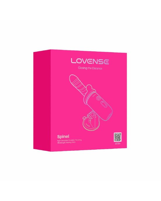 Смарт-міні секс-машина Lovense Spinel імітація фрикцій, підігрів, 3 насадки, на присосці Смарт-міні секс-машина Lovense Spinel імітація фрикцій, підігрів, 3 насадки, на присосці