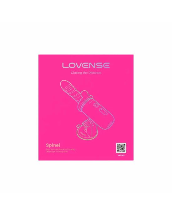Смарт-міні секс-машина Lovense Spinel імітація фрикцій, підігрів, 3 насадки, на присосці Смарт-міні секс-машина Lovense Spinel імітація фрикцій, підігрів, 3 насадки, на присосці