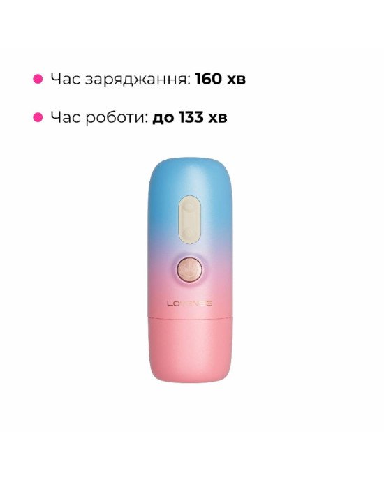 Смарт-міні секс-машина Lovense Spinel імітація фрикцій, підігрів, 3 насадки, на присосці Смарт-міні секс-машина Lovense Spinel імітація фрикцій, підігрів, 3 насадки, на присосці