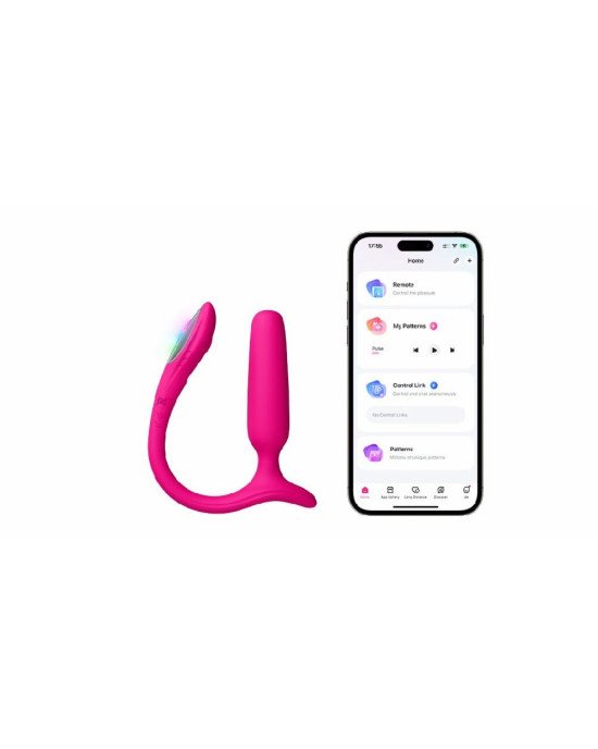 Анальна смарт-вібропробка Lovense Lush Anal, дуже потужна, LED-підсвічування Анальна смарт-вібропробка Lovense Lush Anal, дуже потужна, LED-підсвічування