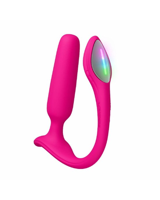 Анальна смарт-вібропробка Lovense Lush Anal, дуже потужна, LED-підсвічування Анальна смарт-вібропробка Lovense Lush Anal, дуже потужна, LED-підсвічування