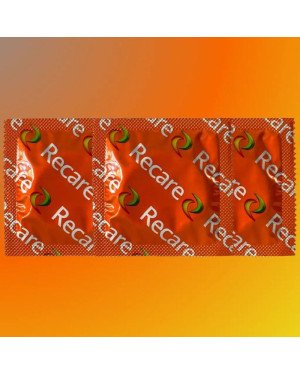Презервативи Recare Color Fruit Flavour Condoms 3 шт, аромати: м'ята, банан, полуниця Презервативи Recare Color Fruit Flavour Condoms 3 шт, аромати: м'ята, банан, полуниця