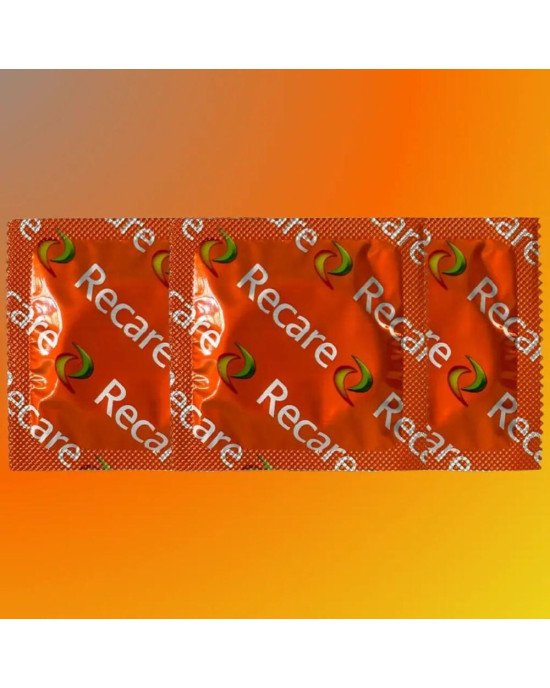 Презервативи Recare Color Fruit Flavour Condoms 3 шт, аромати: м'ята, банан, полуниця Презервативи Recare Color Fruit Flavour Condoms 3 шт, аромати: м'ята, банан, полуниця