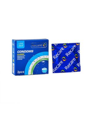 Презервативи Recare Classic Condoms 3 шт, класичні
