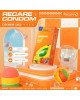 Презервативи Recare Color Fruit Flavour Condoms 12 шт, аромати: м'ята, банан, полуниця Презервативи Recare Color Fruit Flavour Condoms 12 шт, аромати: м'ята, банан, полуниця