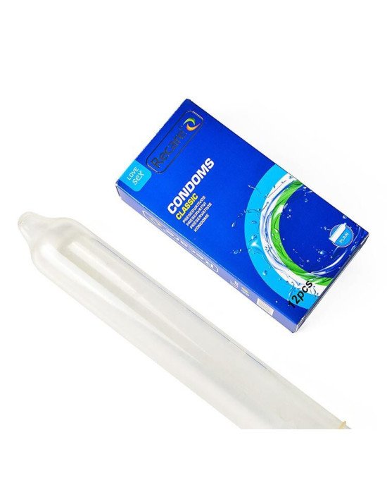 Презервативи Recare Classic Condoms 12 шт, класичні Презервативи Recare Classic Condoms 12 шт, класичні