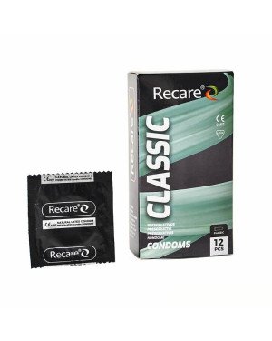 Презервативи Holographic Recare Classic Condoms 12 шт, класичні