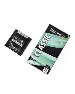 Презервативи Holographic Recare Classic Condoms 12 шт, класичні Презервативи Holographic Recare Classic Condoms 12 шт, класичні