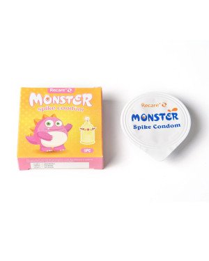 Насадка на член Recare Pink Monster Spike Condom (презерватив з кульками та вусиками) Насадка на член Recare Pink Monster Spike Condom (презерватив з кульками та вусиками)