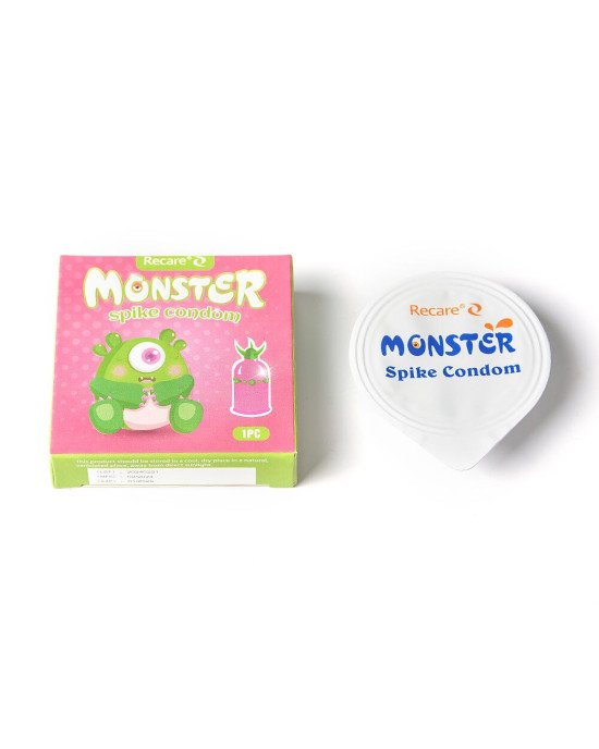 Насадка на член Recare Green Monster Spike Condom (презерватив з рядом кульок і вусиками на кінчику) Насадка на член Recare Green Monster Spike Condom (презерватив з рядом кульок і вусиками на кінчику)