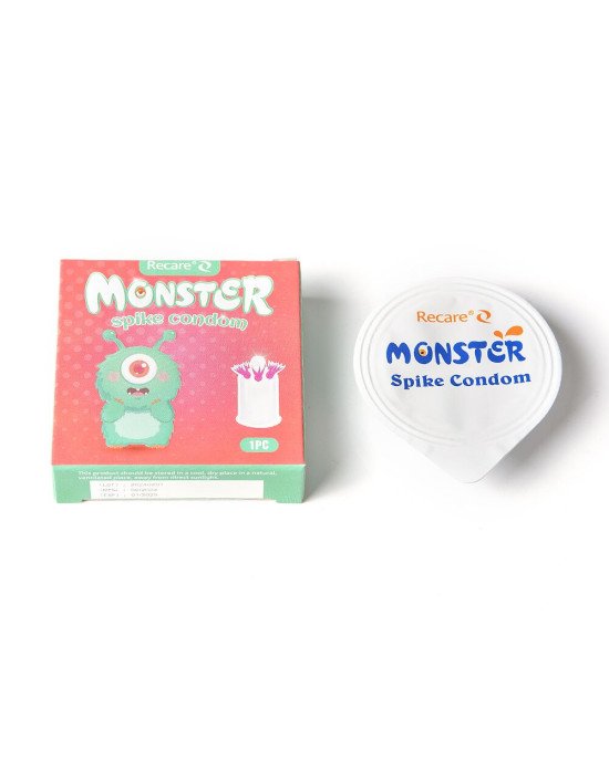 Насадка на член Recare Turquoise Monster Spike Condom (презерватив з вусиками) Насадка на член Recare Turquoise Monster Spike Condom (презерватив з вусиками)