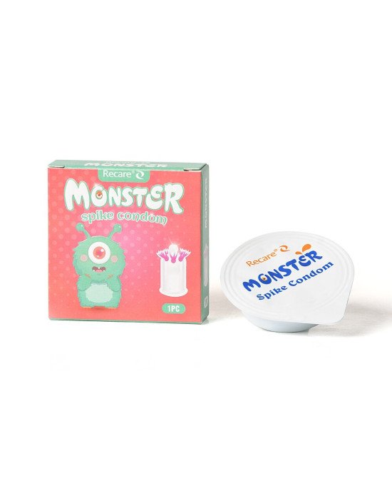 Насадка на член Recare Turquoise Monster Spike Condom (презерватив з вусиками) Насадка на член Recare Turquoise Monster Spike Condom (презерватив з вусиками)