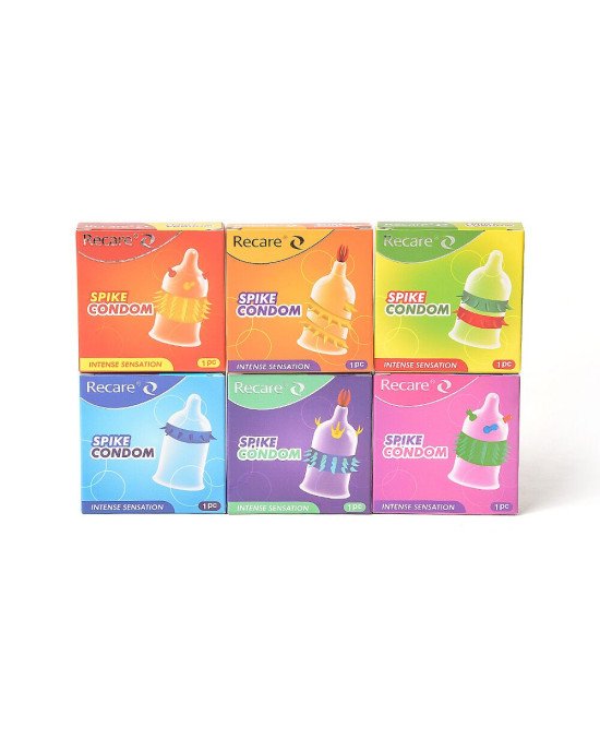 Насадка на член Recare Spike Condom Green (презерватив з рядами шипів) Насадка на член Recare Spike Condom Green (презерватив з рядами шипів)
