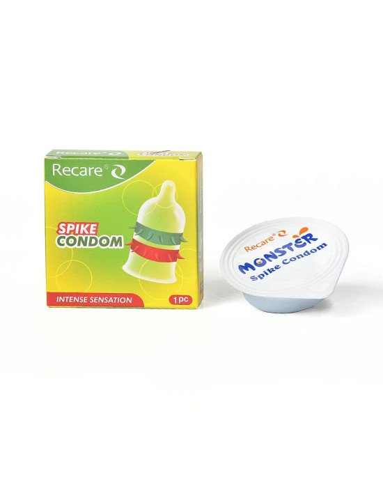 Насадка на член Recare Spike Condom Green (презерватив з рядами шипів) Насадка на член Recare Spike Condom Green (презерватив з рядами шипів)