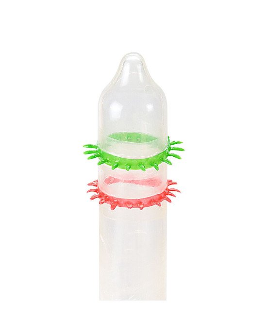 Насадка на член Recare Spike Condom Green (презерватив з рядами шипів) Насадка на член Recare Spike Condom Green (презерватив з рядами шипів)