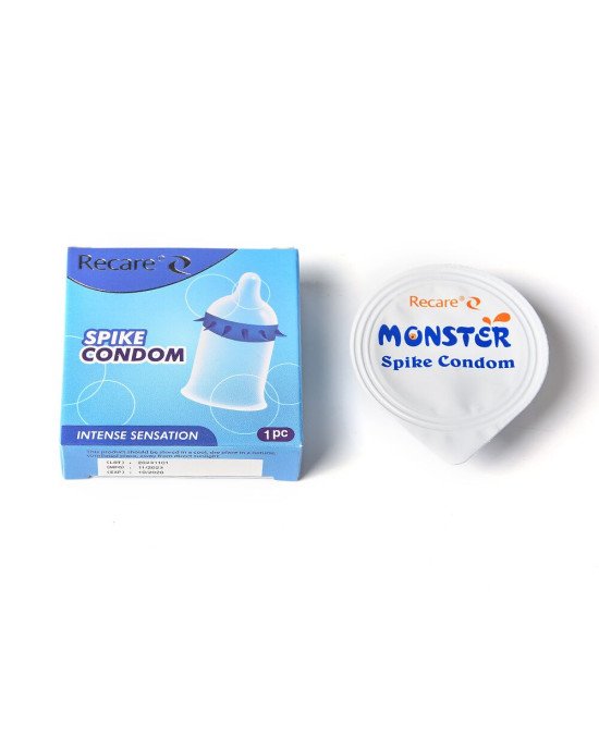 Насадка на член Recare Spike Condom Blue (презерватив з шипами) Насадка на член Recare Spike Condom Blue (презерватив з шипами)