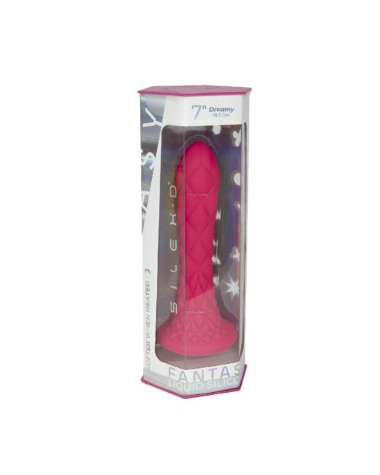 Фалоімітатор SilexD Fantasy Liquid Silicone Dreamy 7in Pink