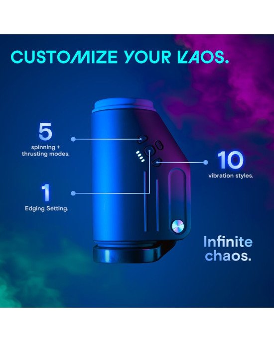 Смарт-мастурбатор Kaotik Labs The Shotty, режим edging, вібрація, обертання та імітація фрикцій Смарт-мастурбатор Kaotik Labs The Shotty, режим edging, вібрація, обертання та імітація фрикцій