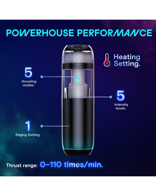 Смарт-мастурбатор Kaotik Labs The Cocoon, режим edging, пульсації, підігрів до 42 °C Смарт-мастурбатор Kaotik Labs The Cocoon, режим edging, пульсації, підігрів до 42 °C