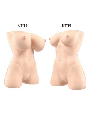 Мастурбатор-торс Naked Factory JESSICA A TYPE, великі груди, дуже реалістичний, наскрізний