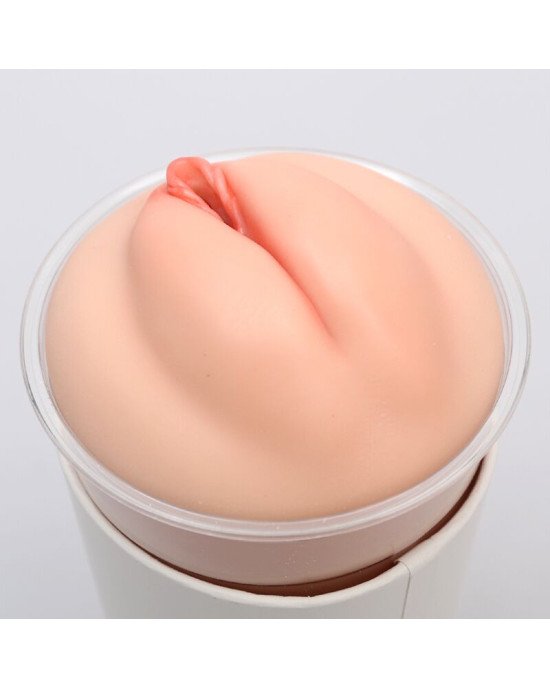 Мастурбатор-вагіна Naked Factory Cup Sleeve V–1, наскрізний Мастурбатор-вагіна Naked Factory Cup Sleeve V–1, наскрізний